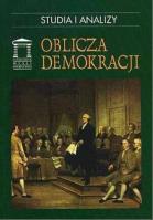Oblicza demokracji. Autor: red. Ryszard Legutko, red. Jacek Kloczkowski. SmakLiter.pl Okładka książki Oblicza demokracji