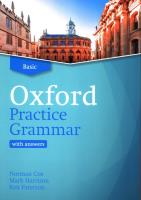 Oxford Practice Grammar Basic with key. Autor: Harrison Mark, Ken Paterson. SmakLiter.pl Okładka książki Oxford Practice Grammar Basic with key