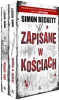 Pakiet Zapisane w kościach / Rany kamieni. Autor: Beckett Simon. SmakLiter.pl Okładka książki Pakiet Zapisane w kościach / Rany kamieni