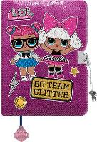 Opakowanie Pamiętnik z kłódką  A5, 96k L.O.L. Surprise!