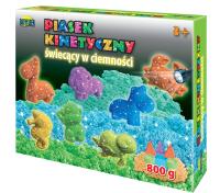 Opakowanie Piasek kinetyczny 800g świecący w ciemności