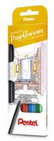 Opakowanie Pisak Sigh Pen 4 kolory PENTEL