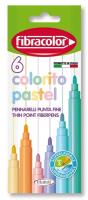 Opakowanie Pisaki Colorito Pastel 6 kolorów FIBRACOLOR
