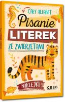 Pisanie literek ze zwierzętami. Autor: Daria Widermańska-Spala. SmakLiter.pl Okładka książki Pisanie literek ze zwierzętami