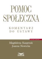 Okładka książki Pomoc społeczna Komentarz do ustawy