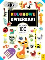 Ponad 100 naklejek Kolorowe zwierzaki. Autor: Opracowanie zbiorowe. SmakLiter.pl Okładka książki Ponad 100 naklejek Kolorowe zwierzaki