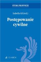 Postępowanie cywilne Studia. Autor: dr hab. Gil  Izabella. SmakLiter.pl Okładka książki Postępowanie cywilne Studia