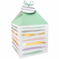 Pudełko na prezenty 11x11 pastelowo-złote 4szt. Wydawca: incood.. SmakLiter.pl Opakowanie Pudełko na prezenty 11x11 pastelowo-złote 4szt