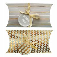 Pudełko na prezenty 22x10 pastelowo-złote 2szt. Wydawca: incood.. SmakLiter.pl Opakowanie Pudełko na prezenty 22x10 pastelowo-złote 2szt