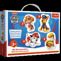 Puzzle Baby Classic-Skye,Marshall,Chase,Ruubbl. Wydawca: Trefl. SmakLiter.pl Opakowanie Puzzle Baby Classic-Skye,Marshall,Chase,Ruubbl