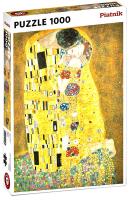 Opakowanie Puzzle Metalizowane Klimt, Pocałunek, 1000