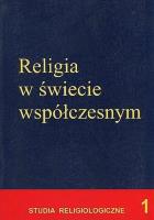 Okładka książki Religia w świecie współczesnym