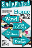 Snippits! Home znaczniki dom samoprzylepne. Wydawca: IF. SmakLiter.pl Opakowanie Snippits! Home znaczniki dom samoprzylepne