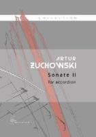 Sonata II na akordeon. Autor: Artur uchowski. SmakLiter.pl Okładka książki Sonata II na akordeon