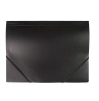 Opakowanie Teczka plastikowa z gumką czarna D.RECT