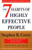 The 7 Habits Of Highly Effective People. Autor: Stephen R. Covey. SmakLiter.pl Okładka książki The 7 Habits Of Highly Effective People