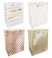 Opakowanie Torba prezentowa 18x23 pastelowo-złota