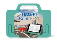Travel BookRest miętowy uchwyt do książki tabletu. Wydawca: IF. SmakLiter.pl Opakowanie Travel BookRest miętowy uchwyt do książki tabletu