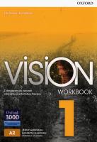 Vision 1 WB + online practice. Autor: Quintana Jenny, Elizabeth Sharman, Sałandyk Weronika. SmakLiter.pl Okładka książki Vision 1 WB + online practice
