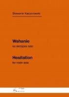 Wahanie na skrzypce solo. Autor: Sławomir Kaczorowski. SmakLiter.pl Okładka książki Wahanie na skrzypce solo