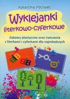 Okładka książki Wyklejanki literkowo-cyferkowe