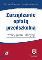 Okładka książki Zarządzanie opłatą przedszkolną / JBK1377E