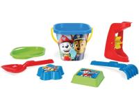 Zestaw do piasku 7 elementów Psi Patrol. Wydawca: Wader. SmakLiter.pl Opakowanie Zestaw do piasku 7 elementów Psi Patrol