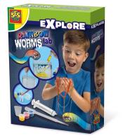 Zestaw kreatywny - Tęczowe robaki. Wydawca: SES NL. SmakLiter.pl Opakowanie Zestaw kreatywny - Tęczowe robaki