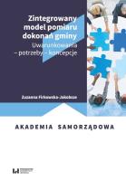 Okładka książki Zintegrowany model pomiaru dokonań gminy