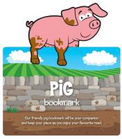 Opakowanie Zwierzęca zakładka do książki - Świnia