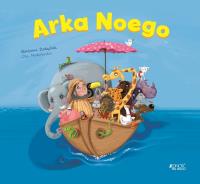 Okładka książki Arka Noego. Książka z okienkami