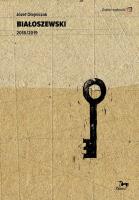 Białoszewski 2018/2019. Autor: Olejniczak Józef. SmakLiter.pl Okładka książki Białoszewski 2018/2019