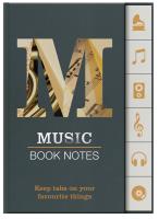 Book Notes - Music - zakładki znaczniki muzyka. Wydawca: IF. SmakLiter.pl Opakowanie Book Notes - Music - zakładki znaczniki muzyka