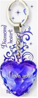 Opakowanie Brelok Serce diamentowe I love you!