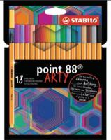 Opakowanie Cienkopis Point 88 Arty 18 kolorów STABILO