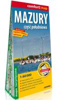 Comfort!map Mazury część południowa 1:60 000 mapa. Autor:   Praca zbiorowa. SmakLiter.pl Okładka książki Comfort!map Mazury część południowa 1:60 000 mapa