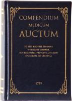 Okładka książki Compendium Medicum Auctum. To iest: krotkie zebranie i opisanie chorob ich rożności, przyczyn, znakow, sposobow do leczenia