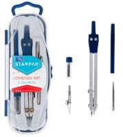 Opakowanie Cyrkiel metalowy + zestaw kreślarski 5el.