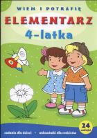 Elementarz 4-latka. Autor: Krassowska Dorota. SmakLiter.pl Okładka książki Elementarz 4-latka