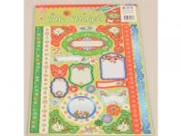 Opakowanie Etykieta świąteczna A4, 3Z