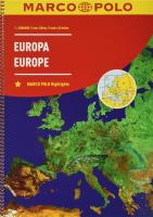 Europa 1:2000 000 ATLAS Marco Polo (spirala). Autor: Opracowanie zbiorowe. SmakLiter.pl Okładka książki Europa 1:2000 000 ATLAS Marco Polo (spirala)