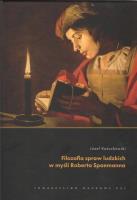 Filozofia spraw ludzkich w myśli Roberta Spaemanna. Autor: Kożuchowski Józef. SmakLiter.pl Okładka książki Filozofia spraw ludzkich w myśli Roberta Spaemanna
