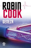 Geneza. Autor: Robin Cook. SmakLiter.pl Okładka książki Geneza