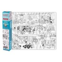 Gigantyczna kolorowanka - Sztuka. Wydawca: Crocodile Creek. SmakLiter.pl Opakowanie Gigantyczna kolorowanka - Sztuka