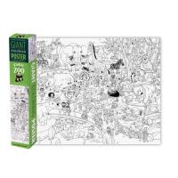 Gigantyczna kolorowanka - Zoo. Wydawca: Crocodile Creek. SmakLiter.pl Opakowanie Gigantyczna kolorowanka - Zoo