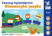 Gimnastyka języka. Zabawy logopedyczne. Kapitan Nauka. Autor: Monika Sobkowiak. SmakLiter.pl Okładka książki Gimnastyka języka. Zabawy logopedyczne. Kapitan Nauka