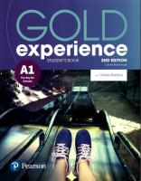 Gold Experience 2ed A1 SB + online PEARSON. Autor: Barraclough Carolyn. SmakLiter.pl Okładka książki Gold Experience 2ed A1 SB + online PEARSON