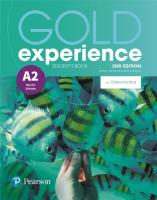 Okładka książki Gold Experience 2ed A2 SB + online PEARSON