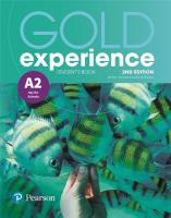 Okładka książki Gold Experience 2ed A2 SB PEARSON