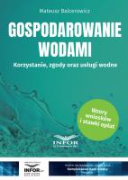 Gospodarowanie wodami. Autor: Balcerowicz Mateusz. SmakLiter.pl Okładka książki Gospodarowanie wodami